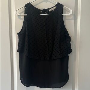 Elegant Black Sleeveless Top